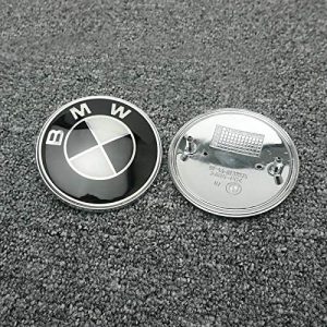 BMW hood emblem, BMW trunk emblem, BMW black hood emblem, BMW black trunk emblem
