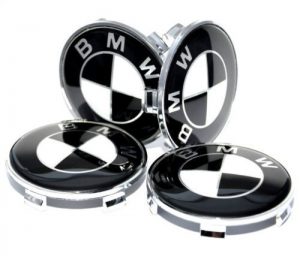 BMW black wheel cap, BMW black hubcap