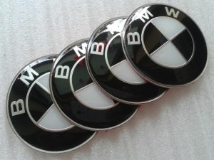 BMW black wheel cap, BMW black hubcap