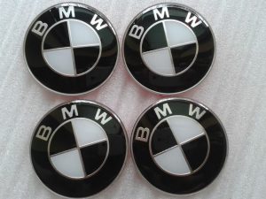 BMW black wheel cap, BMW black hubcap