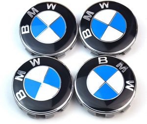 Black Nobrand Set of 4 Pieces 68mm Center Wheel Hub Caps for BMW Applicable to BMW All Models Wheel Center Caps Emblem 