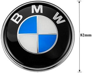 BMW blue hood emblem