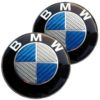 BMW logo, BMW emblem, BMW emblem replacement,BMW blue carbon fibre hood emblem, BMW blue carbon fibre trunk emblem