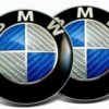 BMW logo, BMW emblem, BMW emblem replacement,BMW blue carbon fibre hood emblem, BMW blue carbon fibre trunk emblem