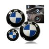 BMW logo, BMW emblem, BMW emblem replacement,BMW blue carbon fibre hood emblem, BMW blue carbon fibre trunk emblem, BMW blue carbon fibre steering wheel emblem