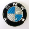BMW logo, BMW emblem, BMW emblem replacement,BMW blue carbon fiber hood badge