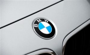 BMW blue hood emblem