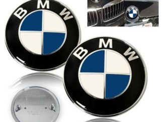 BMW logo, BMW emblem, BMW emblem replacement,BMW Blue Hood Emblem