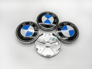 BMW blue wheel cap