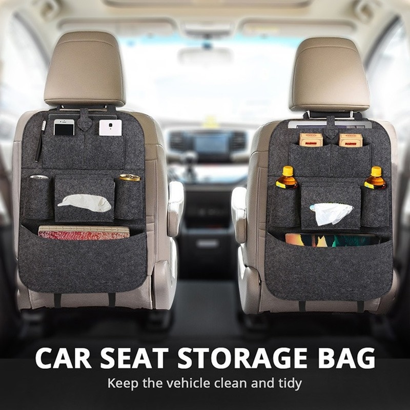 NARFIRE 1PCS Car Storage Bag Seat Hanging Rear Seat Storage Bag 